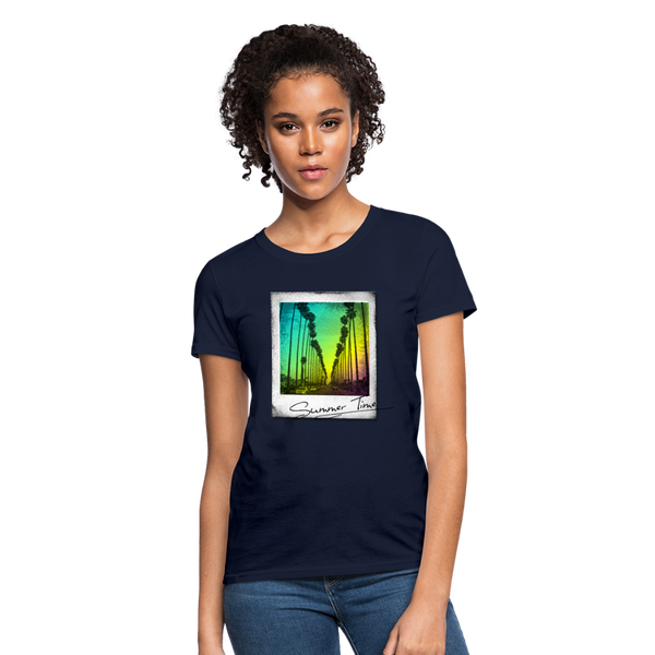 Summer Time Women's T-Shirt - navy