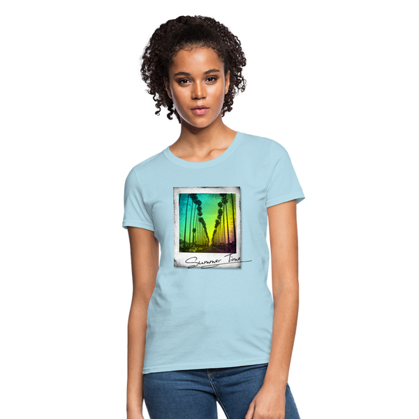 Summer Time Women's T-Shirt - powder blue