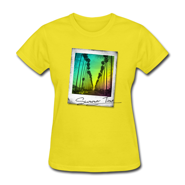 Summer Time Women's T-Shirt - yellow