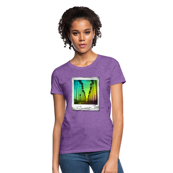 Summer Time Women's T-Shirt - purple heather