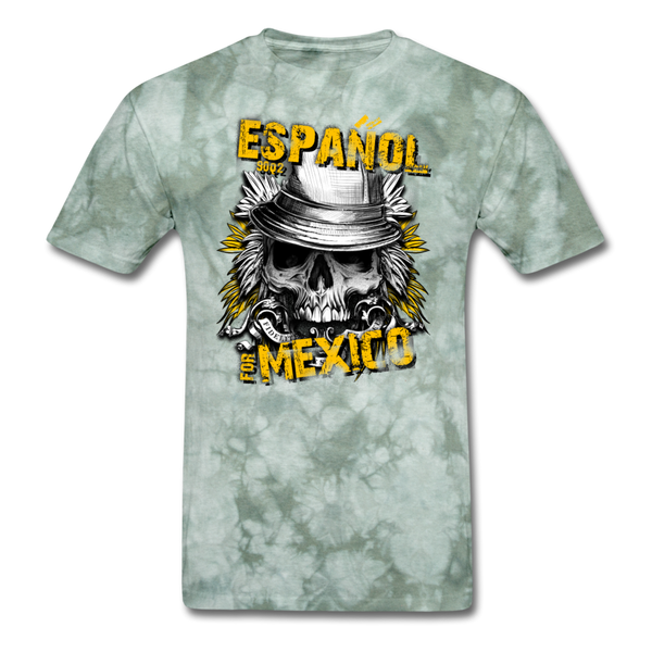 Espanol Mexico Men's T-Shirt - military green tie dye