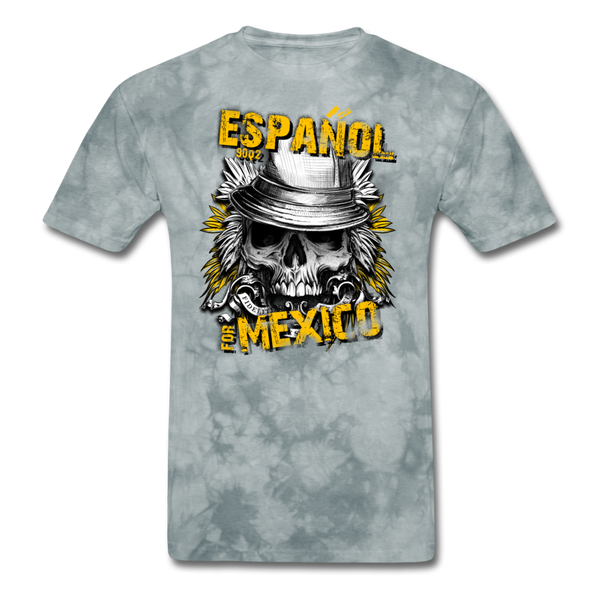 Espanol Mexico Men's T-Shirt - grey tie dye