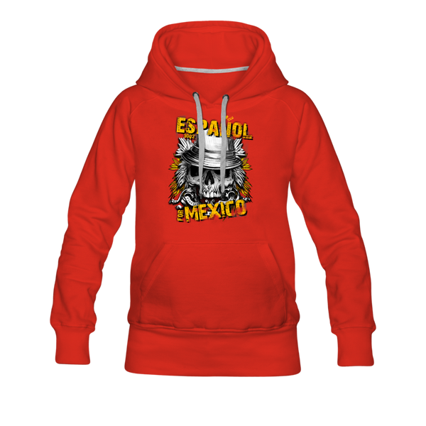 Espanol Mexico Women’s Premium Hoodie - red