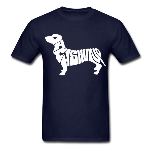 Dachshund Men's T-Shirt - navy