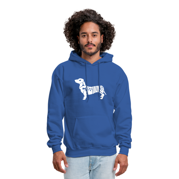 Dachshund Men's Hoodie - royal blue