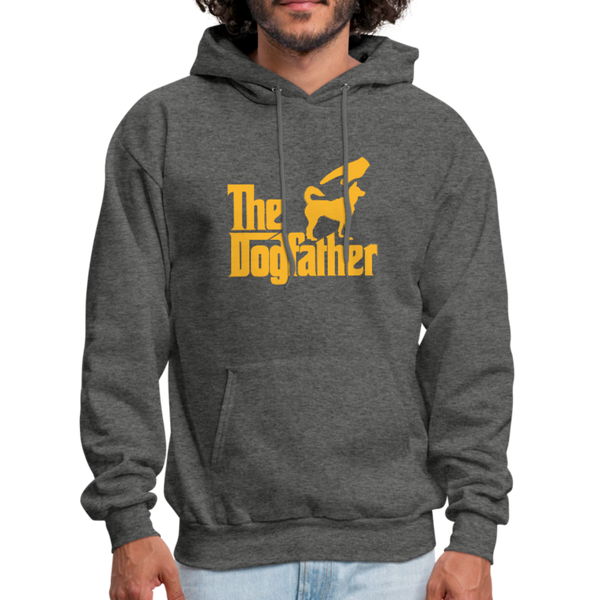 The Dogfather Men's Hoodie - charcoal gray