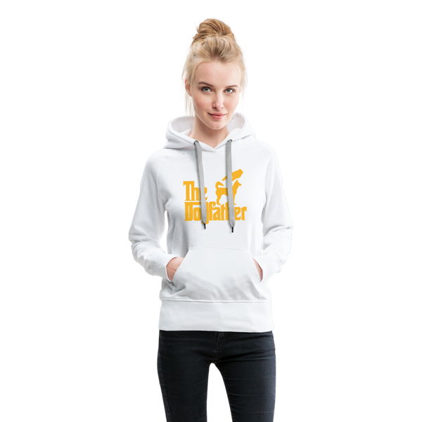 The Dogfather Women’s Premium Hoodie - white
