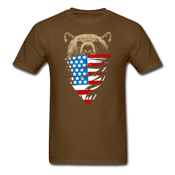 American Bear Men's T-Shirt - brown
