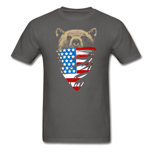 American Bear Men's T-Shirt - charcoal