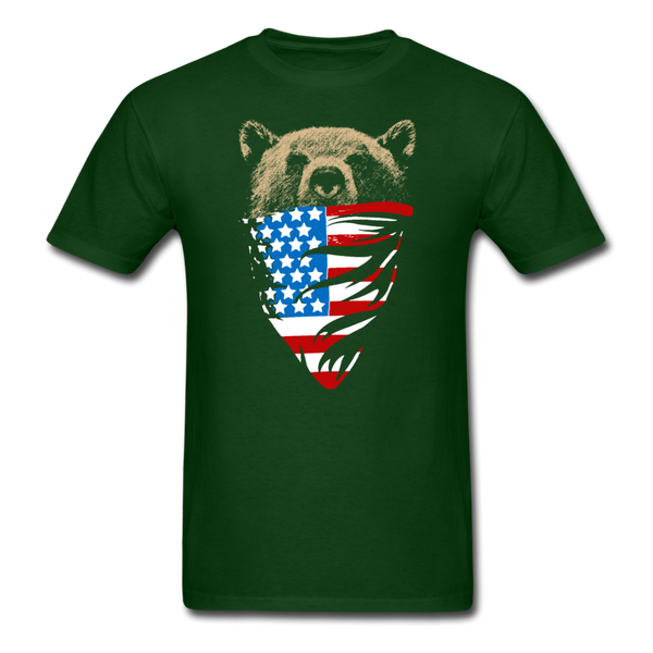 American Bear Men's T-Shirt - forest green