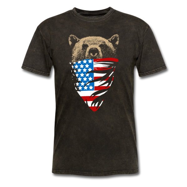 American Bear Men's T-Shirt - mineral black