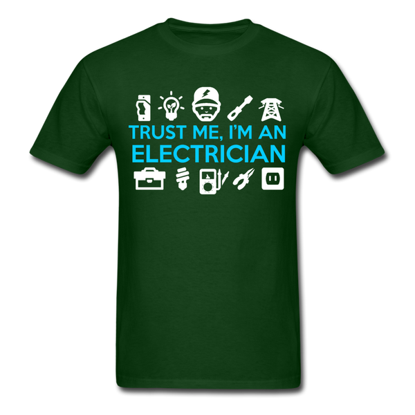 Trust Me I'm An Electrician Men's T-Shirt - forest green