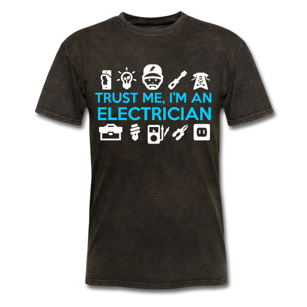 Trust Me I'm An Electrician Men's T-Shirt - mineral black