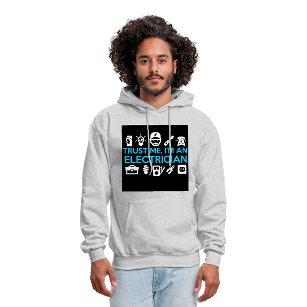 Trust Me I'm An Electrician Men's Hoodie - ash