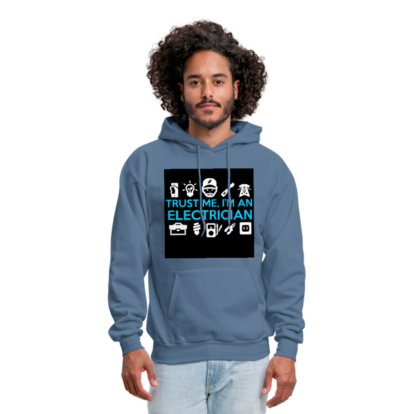 Trust Me I'm An Electrician Men's Hoodie - denim blue
