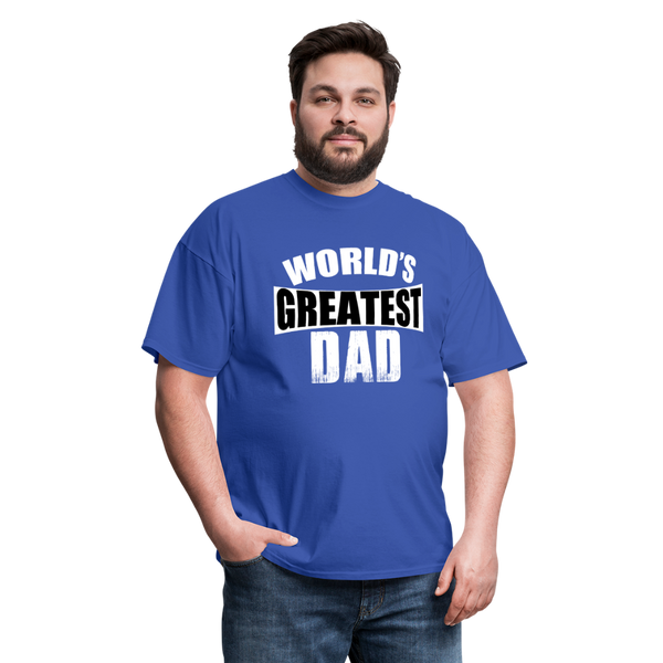 World's Greatest Dad Men's Classic T-Shirt - royal blue