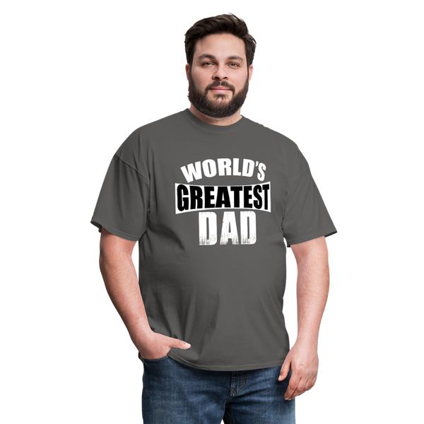 World's Greatest Dad Men's Classic T-Shirt - charcoal