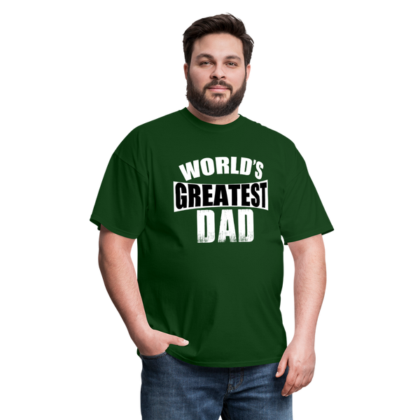 World's Greatest Dad Men's Classic T-Shirt - forest green