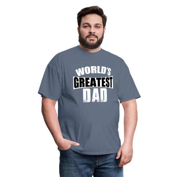 World's Greatest Dad Men's Classic T-Shirt - denim
