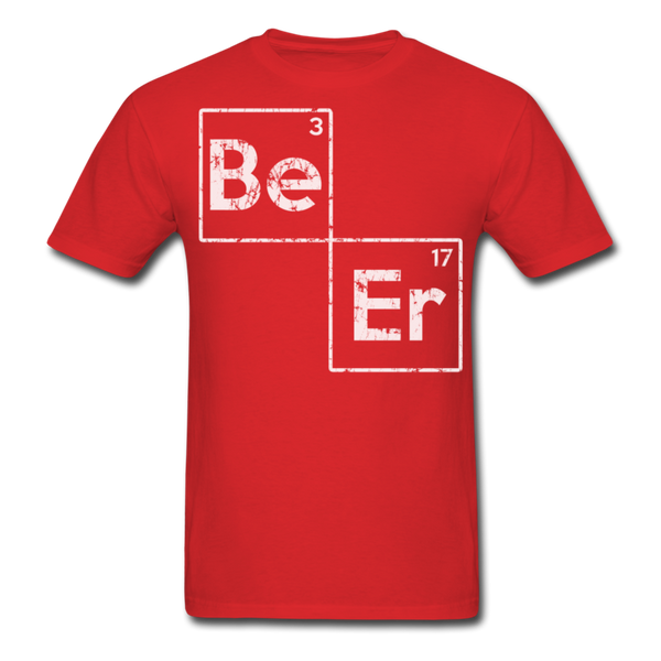 Beer Elements Men's T-Shirt - red