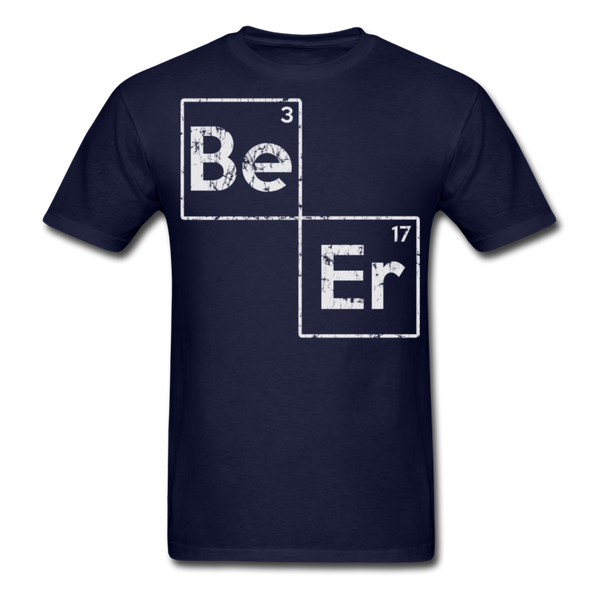 Beer Elements Men's T-Shirt - navy