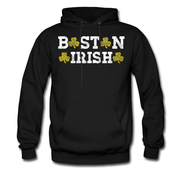 Boston Irish Men's Hoodie - black