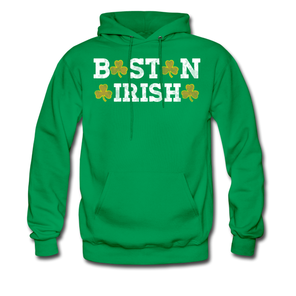 Boston Irish Men's Hoodie - kelly green
