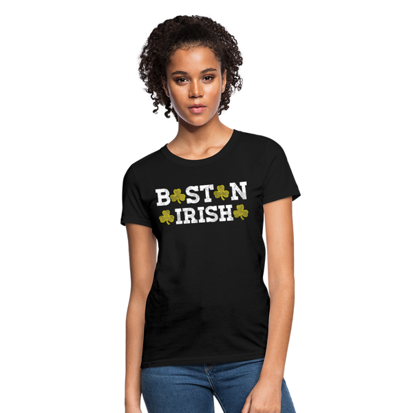 Boston Irish Women's T-Shirt - black