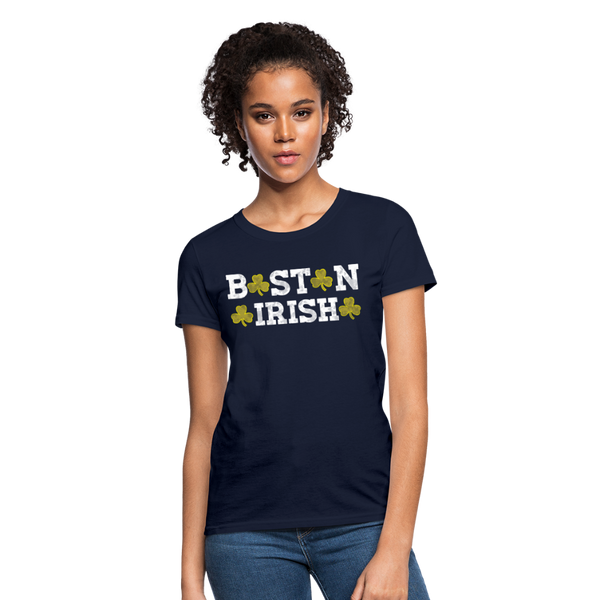 Boston Irish Women's T-Shirt - navy