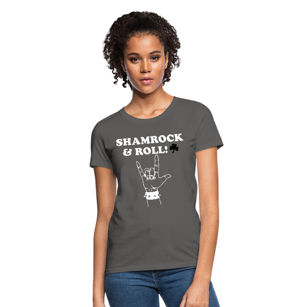 Shamrock & Roll! Women's T-Shirt - charcoal