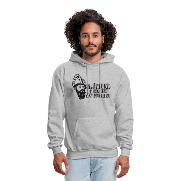 St. Patrick Be Hatin On Snakes Men's Hoodie - heather gray