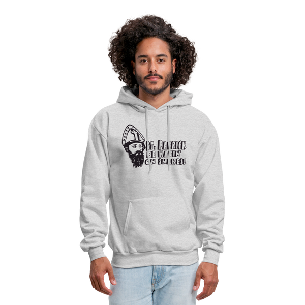 St. Patrick Be Hatin On Snakes Men's Hoodie - ash