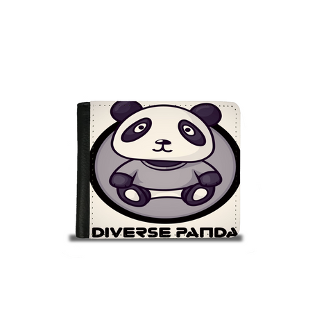 Diverse Panda Sephia Themed Company Wallet