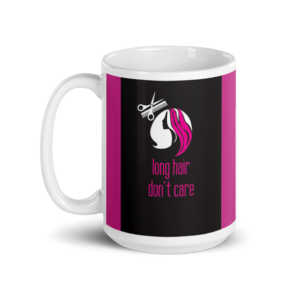 Long Hair Don't Care Mug