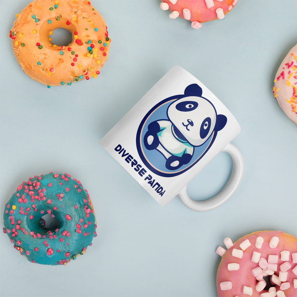 Diverse Panda Blue Lighter Themed Mug