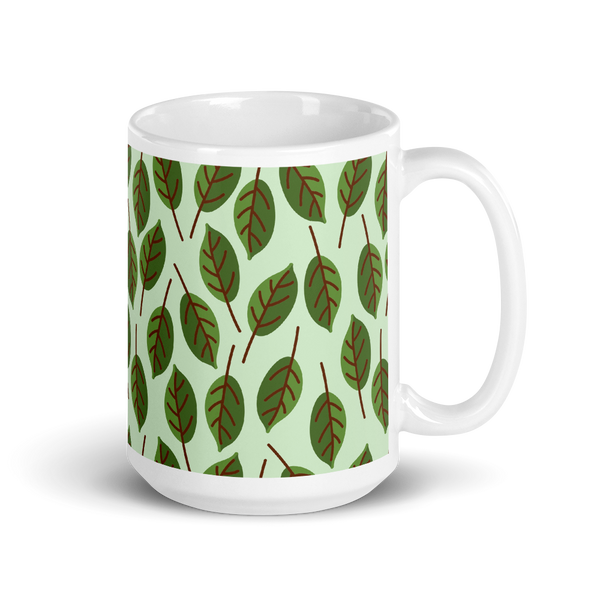 Green Leaves Mug