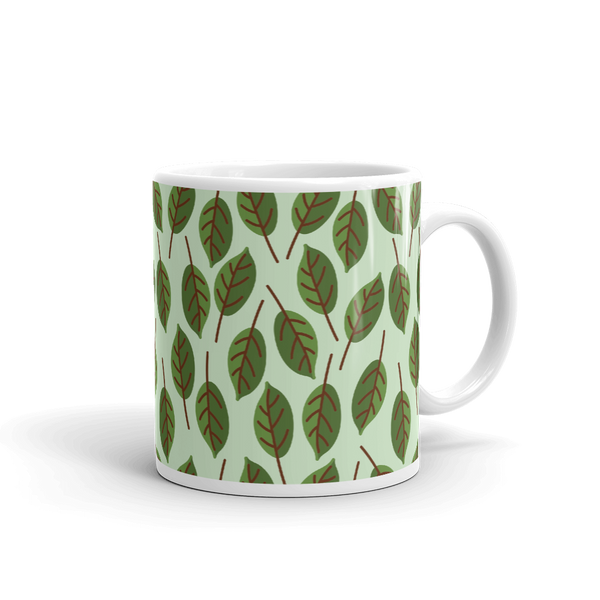 Green Leaves Mug