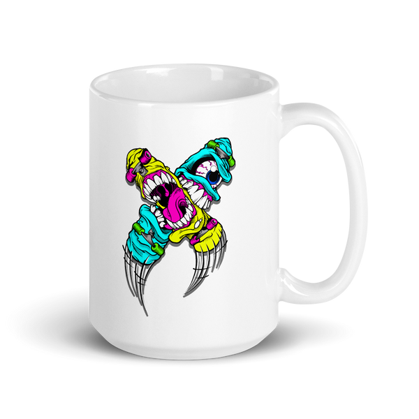 Abstract Monster Mug