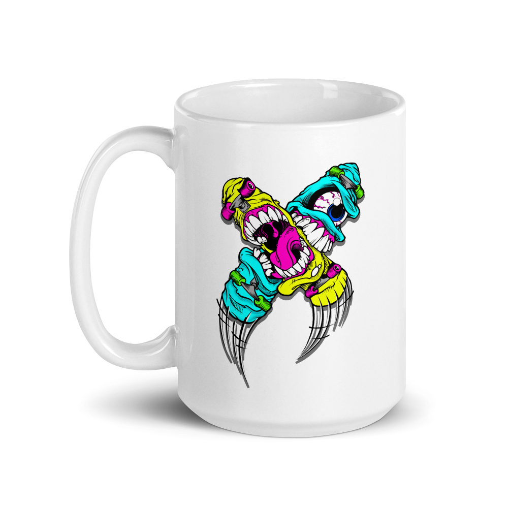 Abstract Monster Mug