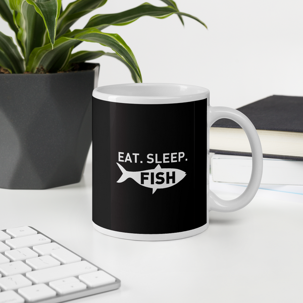 Eat Sleep Fish Mug