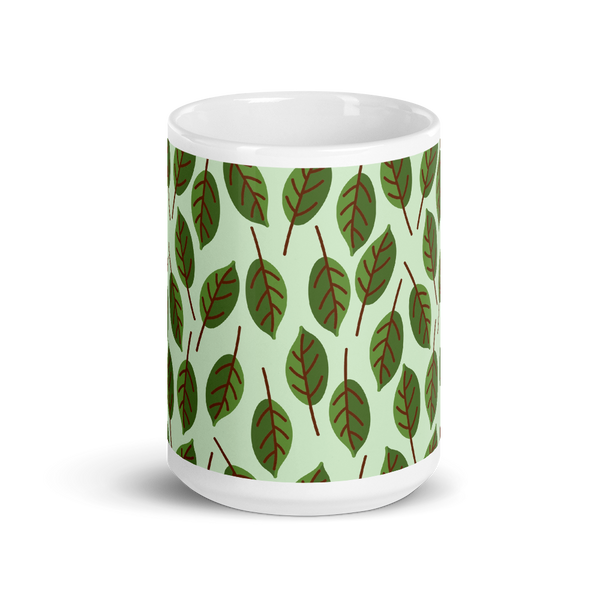 Green Leaves Mug