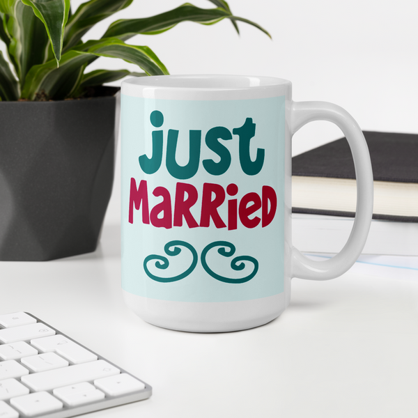 Newly Weds Just Married Mug