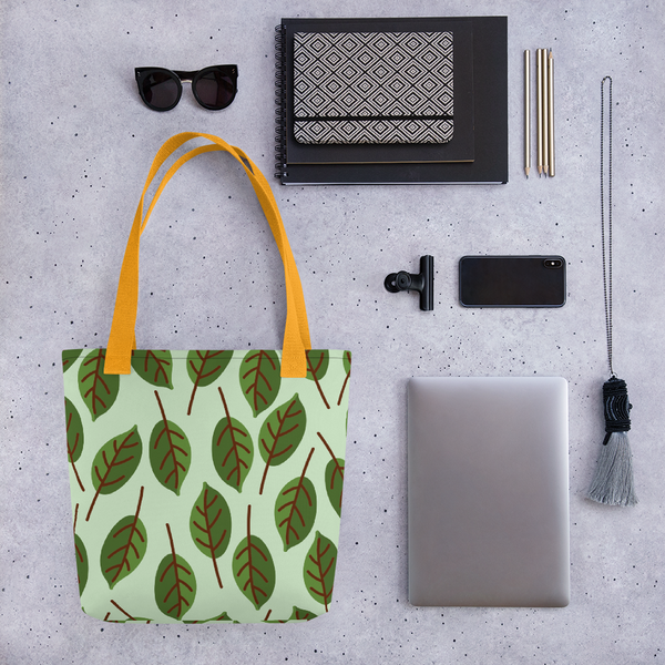 Green Leaves Tote bag