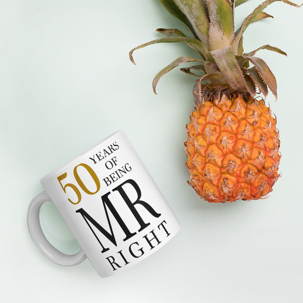 50 Years of Being Mr. Right Mug