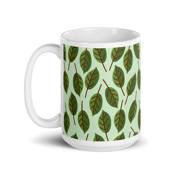 Green Leaves Mug