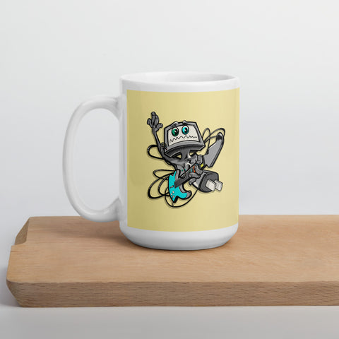 Electric Power Cartoon Mug