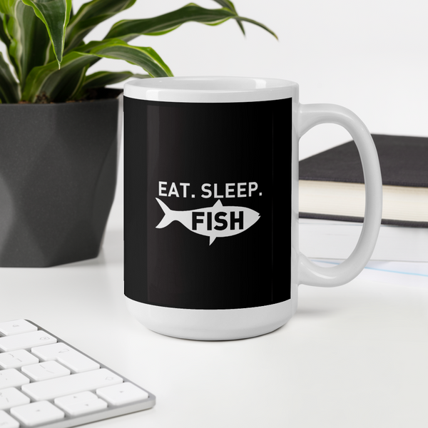 Eat Sleep Fish Mug