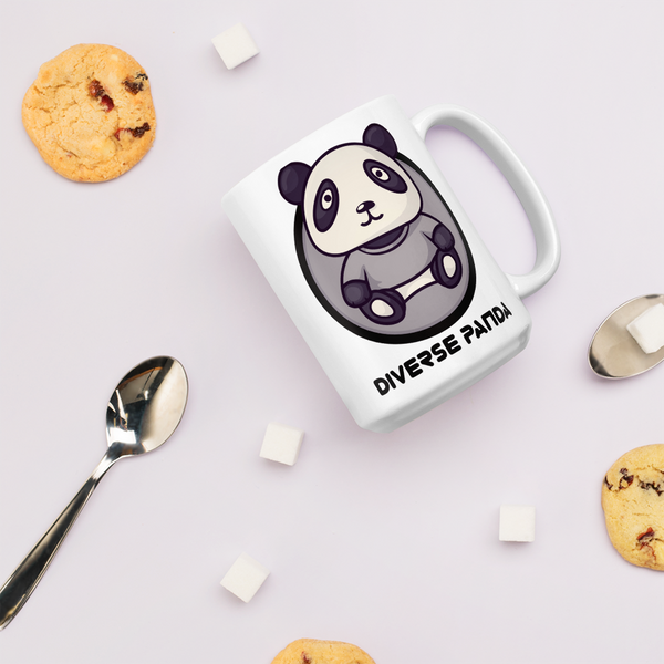 Diverse Panda Sephia Themed Mug