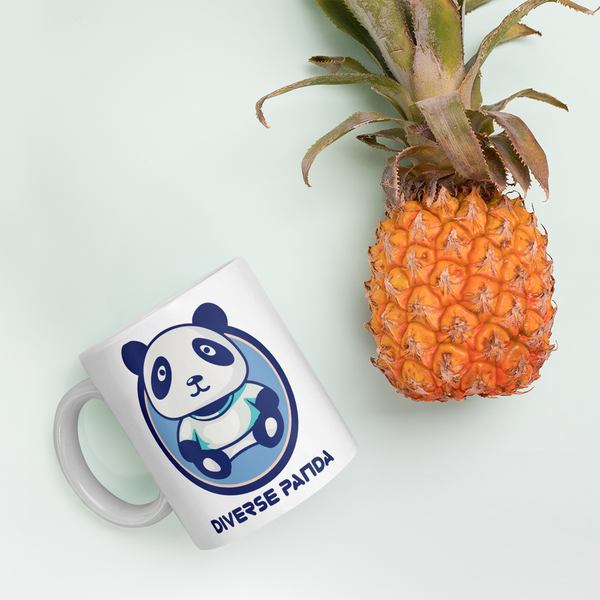 Diverse Panda Blue Lighter Themed Mug