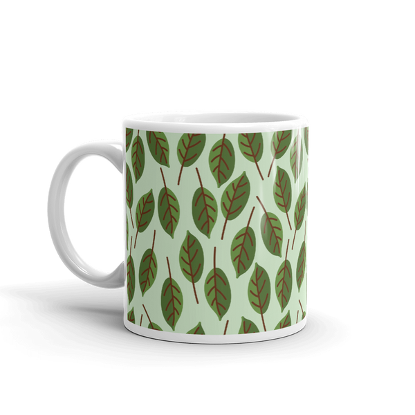 Green Leaves Mug